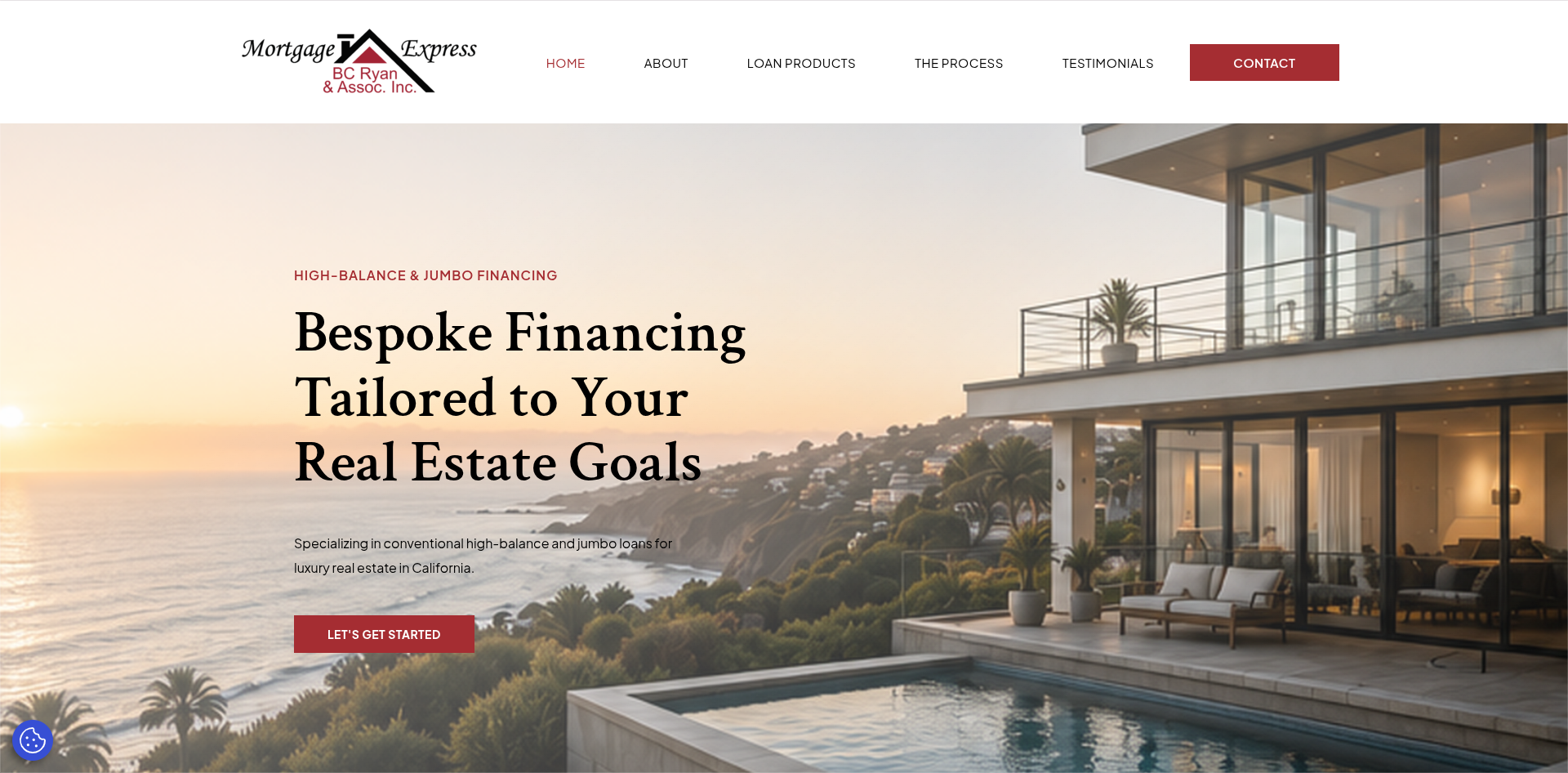 Carole Ryan Home Loans website design
